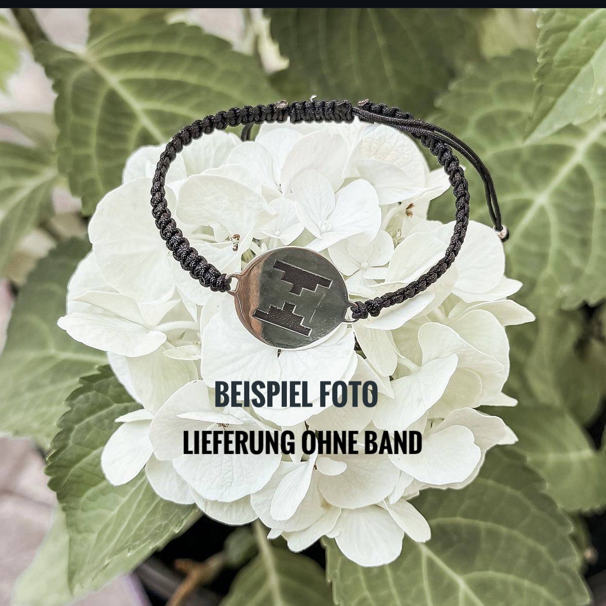 Armband bzw. Silberplättchen Energieschmuck